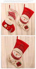Large knitted Christmas stocking