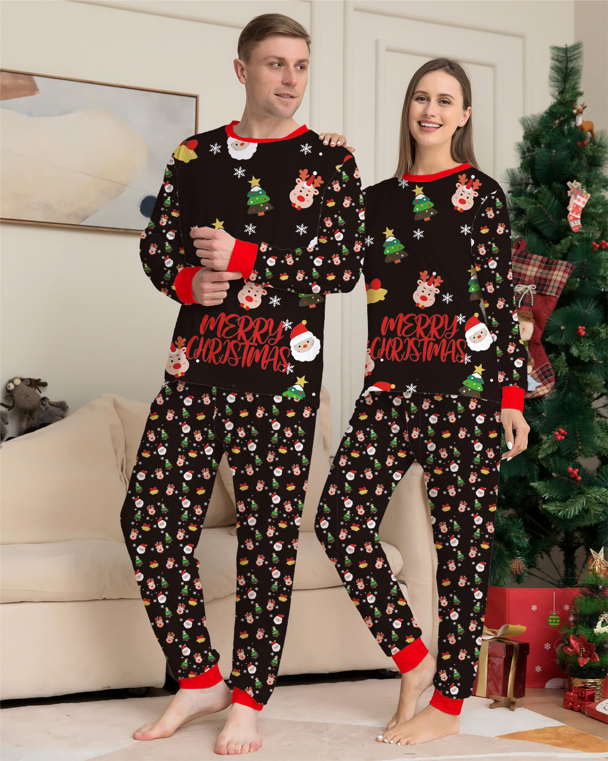 Matching Christmas pajamas for kids