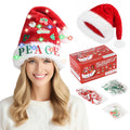 Light-up LED Santa hat