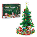 DIY Christmas tree building set with LED lights